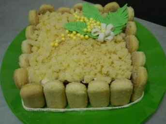 Torta mimosa al mascarpone