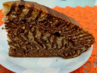 Torta zebrata ricetta senza burro integrale