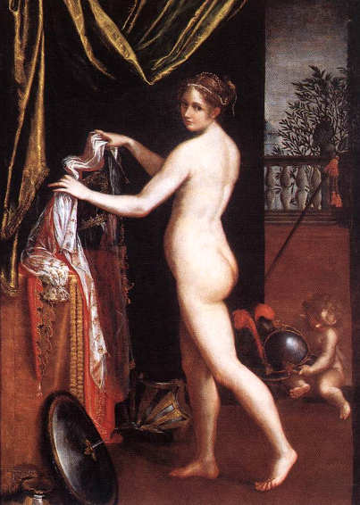 Minerva mentre si veste Lavinia Fontana