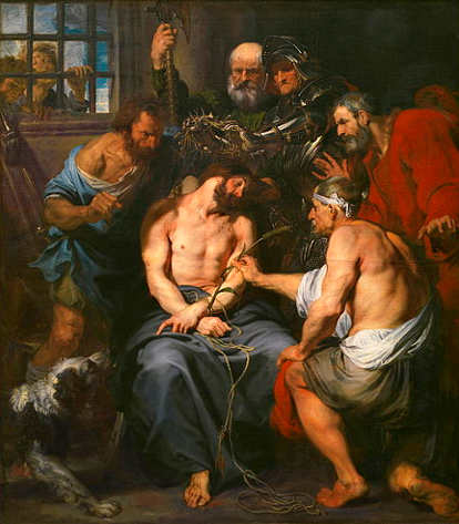 Quadri sulla Pasqua, L'incoronazione delle spine, di Van Dyck