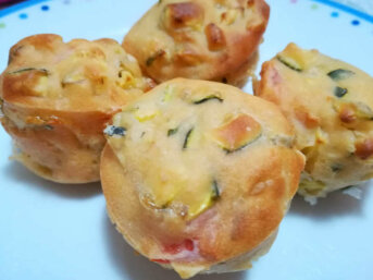 Mini Muffin salati con zucchine senza lievito