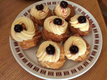 Zeppole fritte pugliesi senza glutine.