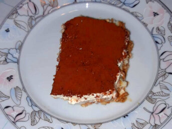 Tiramisù con uova pastorizzate senza glutine