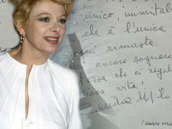 La grafia di Sandra Milo, 86 anni di effervescenza