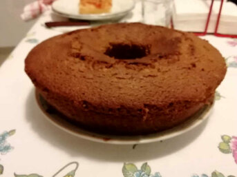 Ciambella al caffè solubile senza burro senza latte sofficissima