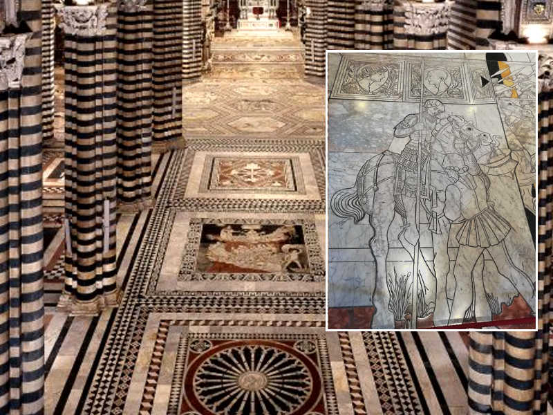 Il pavimento della Cattedrale di Siena