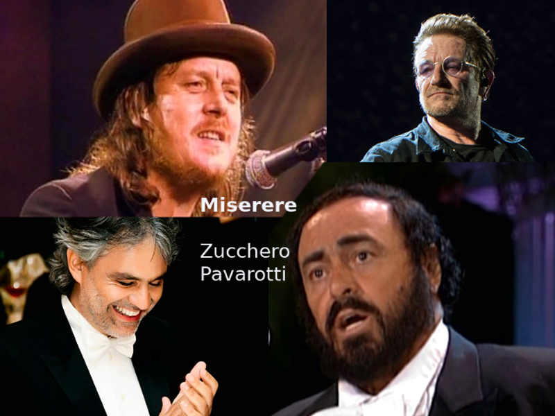 Miserere di Zucchero e Luciano Pavarotti