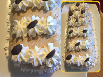 Semifreddo al caffè e cioccolato fondente con granella di nocciole senza glutine