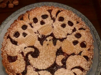 Crostata di Halloween con Teschi senza glutine