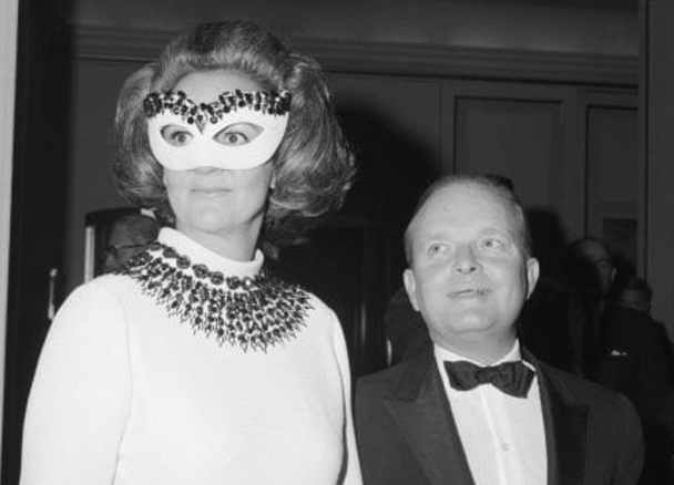 Truman Capote con Mrs. Katherine Graham al Ballo in bianco e nero