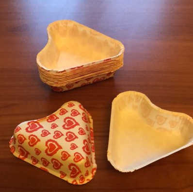 Stampini per Muffin a forma di cuore con cioccolato al caffè e cuore morbido