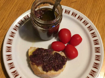 Paté di olive dolci pugliesi ricetta fatta in casa
