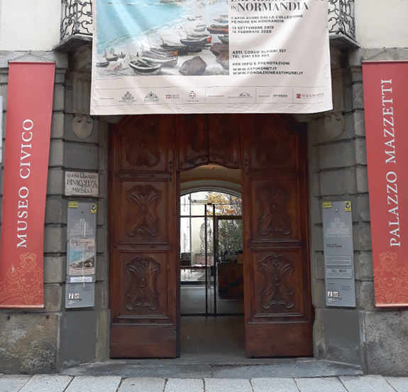 Asti, Palazzo Mazzetti e la mostra di Monet e degli impressionisti in Normandia