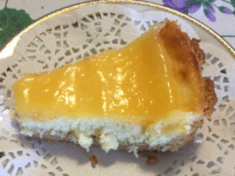 Ricetta Cheesecake Ricotta e Mascarpone Cotta con Crema al Limone Senza Glutine