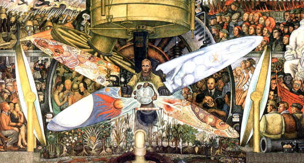L'uomo controllore dell'universo (1934) Diego Rivera