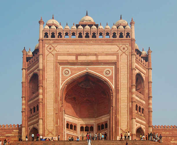 Fatehpur Sikri, ingresso: l’imponente Buland Darwaza  