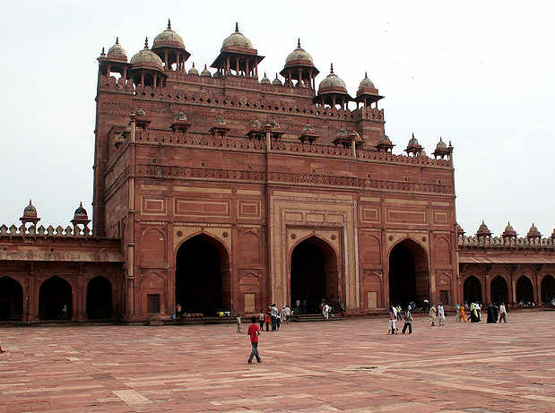 Fatehpur Sikri: la grande moschea Jama Masjid  9