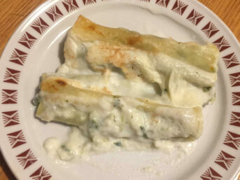 Ricetta Cannelloni senza Glutine ricotta e spinaci freschi