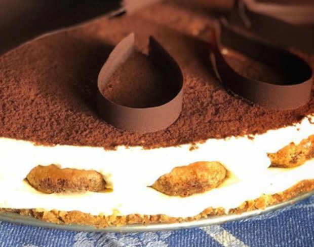 Cheesecake con bagna al cacao ricetta semplice senza cottura 2