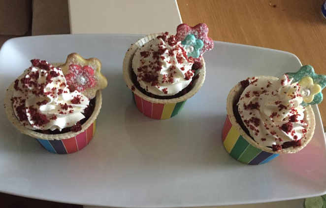 Cupcake senza glutine con frosting