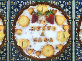 Crostata IO RESTO A CASA con ricotta siciliana