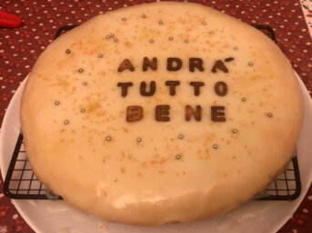 Crostata Grisbì (tipo) con ricotta Andrà Tutto bene