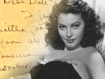 Dalla grafia di Ava Gardner