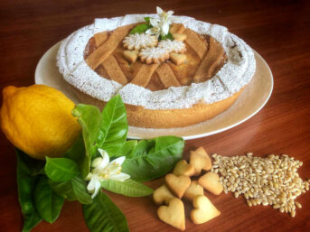 Pastiera con Crema di Pistacchio