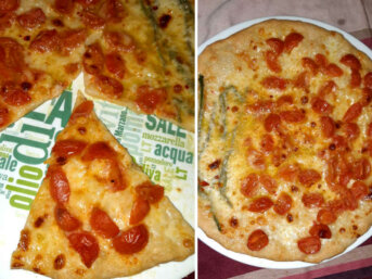 Pizza Semi Integrale Fatta in casa Tricolore