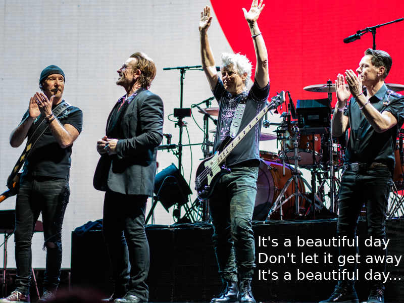 20 anni fa Beautiful Day degli U2