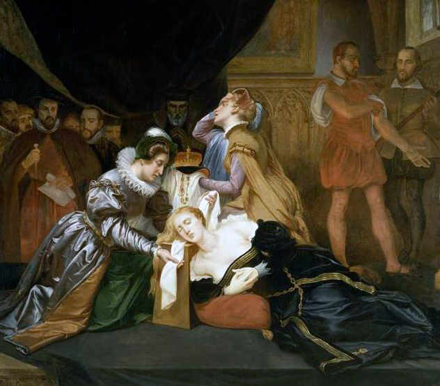 Alexandre-Denis Abel de Pujol (1785–1861) L'esecuzione di Maria Stuarda, regina di Scozia 