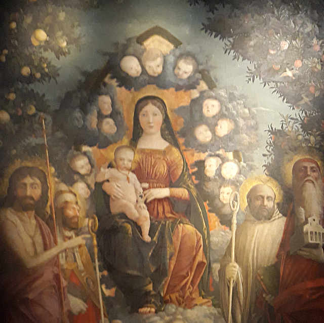 Madonna col Bambino e Santi Giovanni Battista, Gregorio Magno