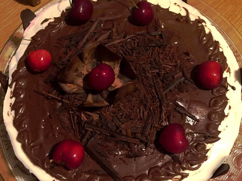 Torta Foresta Nera con 3 creme Senza Glutine e Senza Lievito golosissima