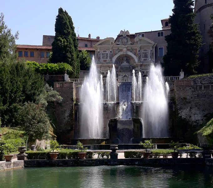 Villa d’Este a Tivoli Fontana nel Giardino