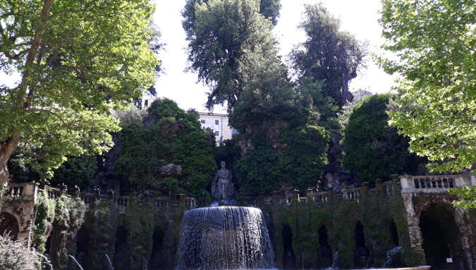 Fontana dell'ovato a Villa d’Este