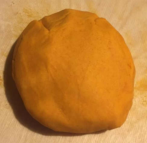 Frolla arancio per Crostata intreccio Halloween senza Glutine con Nutella