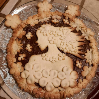Crostata artistica con Nutella senza Glutine