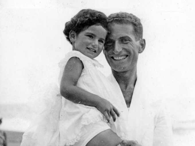 Liliana Segre e il padre Alberto Segre