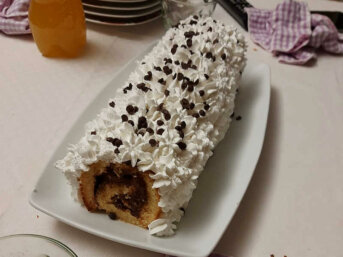 Rotolo alla Nutella e mandorle ricetta senza Glutine