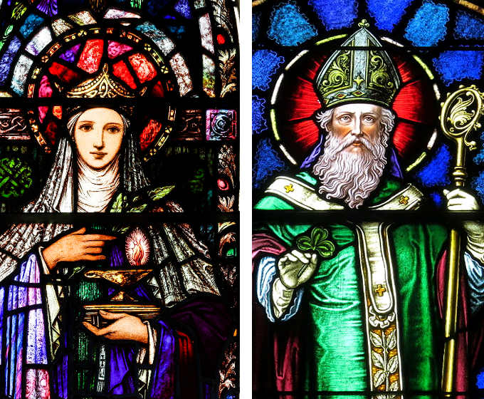 Bríd di Cill Dara, santa Brigida Kildare e Saint Patrick