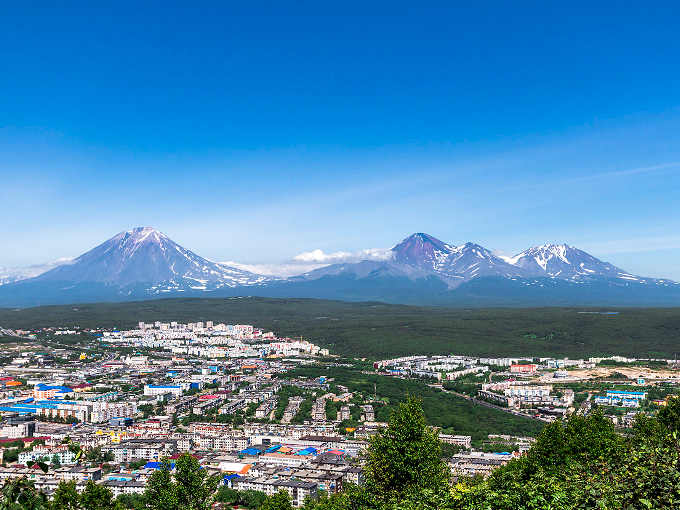 I più famosi vulcani della Kamchatka