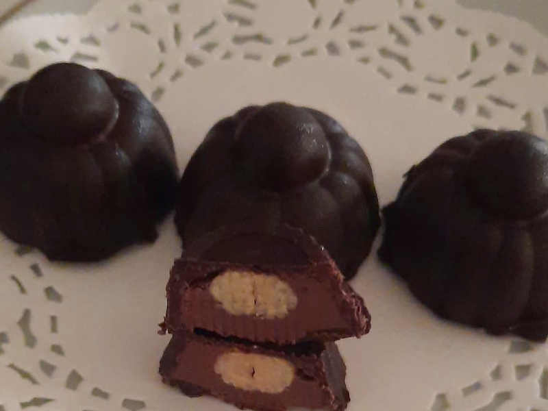 Cioccolatini al fondente con nocciole e Nutella