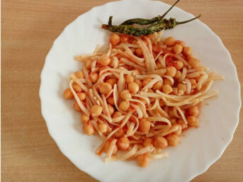 Pasta e ceci ricetta semplice e sana