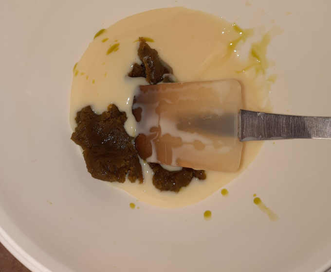 crema di pistacchio e latte condensato 