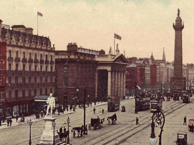 An Rialtas Sealadach, la Rivolta di Pasqua del 1916 L' ufficio postale generale a Dublino (Ard-Oifig an Phoist)