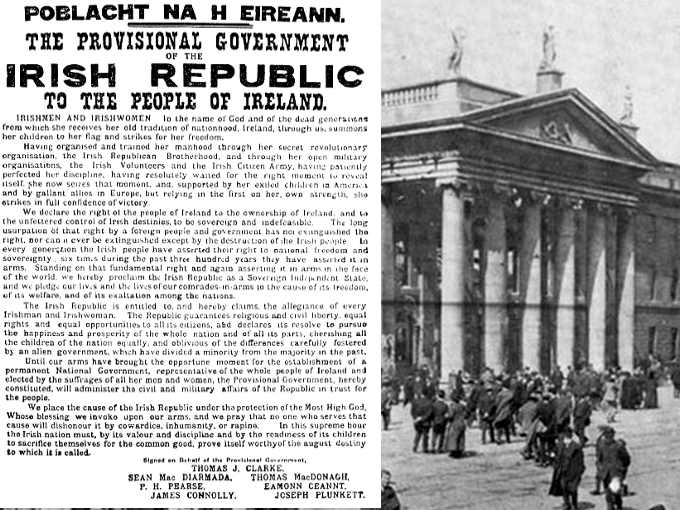 Proclamazione della Repubblica , Pasqua 1916 