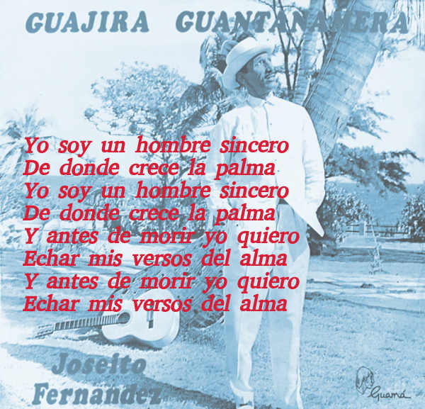 1 testo di Guajira Guantanamera