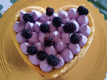 Crostata moderna con namelaka al limone ricetta senza glutine