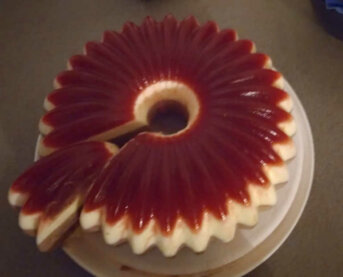 Torta gelèe di ciliegie panna cotta e mousse di gianduia ricetta senza glutine
