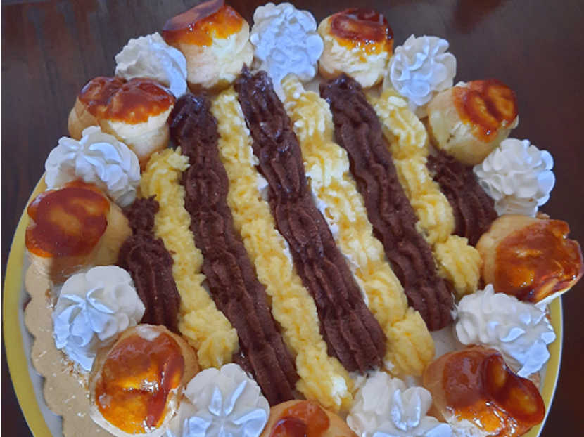 Torta Saint Honoré ricetta con crema chiboust golosissima